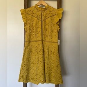 Altar’d State Mustard Lace Dress
